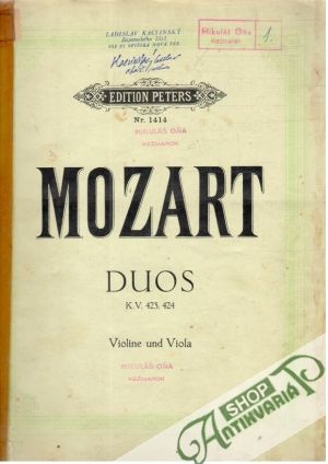 Duos für Violine und Viola - Mozart W.A.