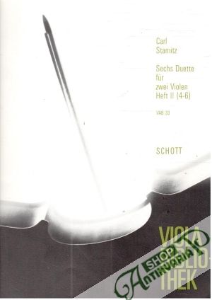 Sechs Duette für zwei Violen I.-II. - Stamitz Carl