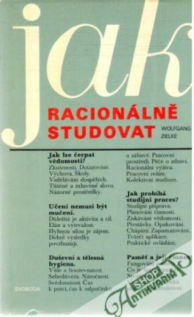 Jak racionálně studovat - Zielke Wolfgang