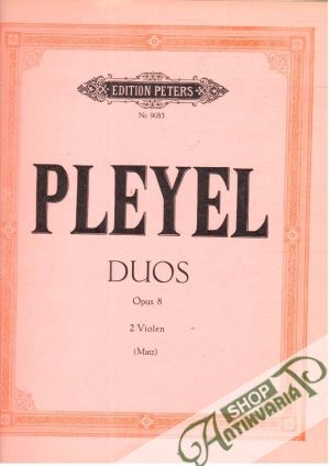Duos opus 8. 2 Violen - Pleyel I.