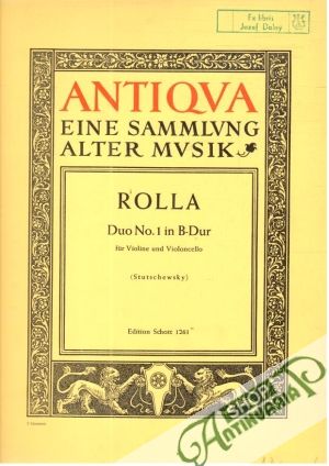 Drei duos für Violine und Violoncello - Rolla Alessandro