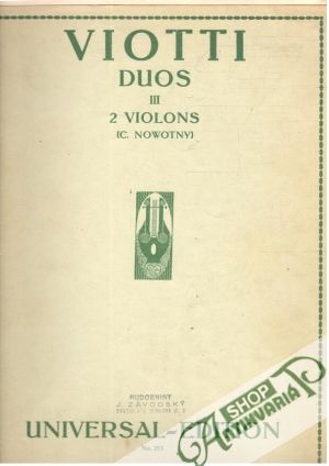 Duos III - 2 Violons - Viotti J.B.