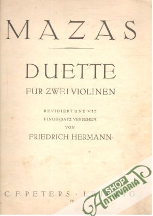 Duette für zwei Violinen - Mazas F.