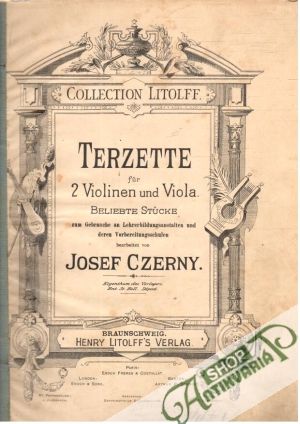 Terzette fü 2 Violinene und Viola - Czerny Josef