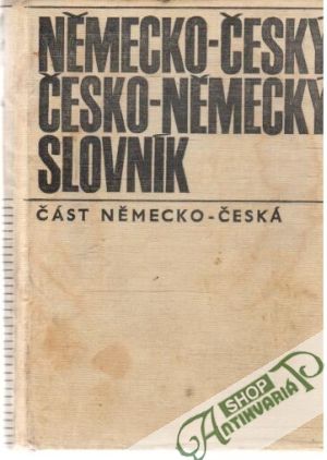 Německo - český a česko - německý slovník - Widimský František