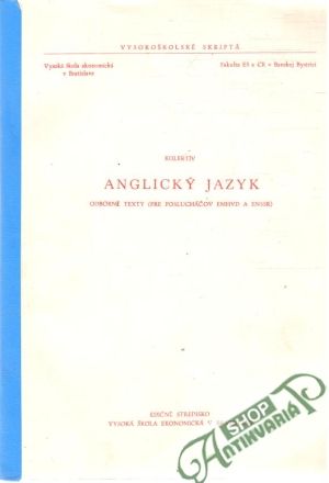Anglický jazyk - odborné texty - Kolektív autorov