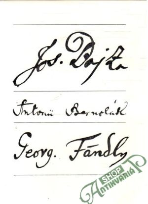 Jozef Ignác Bajza, Anton Bernolák, Juraj Fándly - Chovan J. a kol.