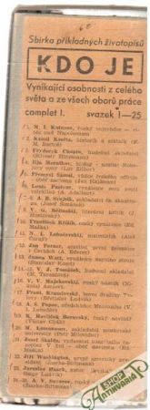 Sbírka příkladných životopisů - Kdo je I. - Kolektív autorov