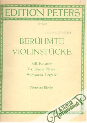 Berühmte Violinstücke - Kolektív autorov