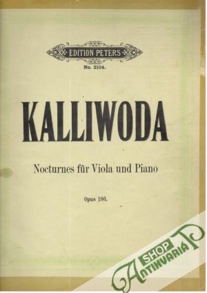 Nocturnes fur viola und piano - Kalliwoda