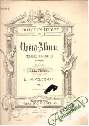 Opéra - album 1-2. - Volckmar W.