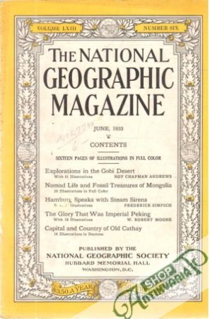 The national geographic magazine 6/1933 - Kolektív autorov