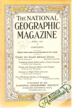 The national geographic magazine 4/1931 - Kolektív autorov
