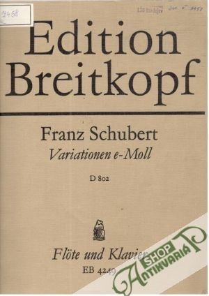 Variationen e-Moll - Schubert Franz