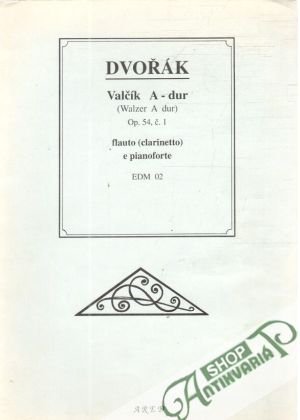 Valčík A - dur - Dvořák Antonín