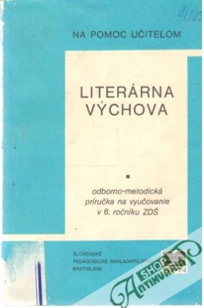 Literárna výchova v 6. ročníku ZDŠ - Krpčiar Ján
