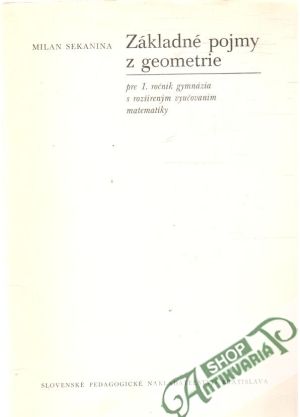 Základné pojmy z geometrie - Sekanina Milan