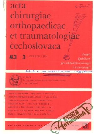 Acta chirurgiae orthopaedicae et traumatologiae čechoslovaca 3/1976 - Kolektív autorov