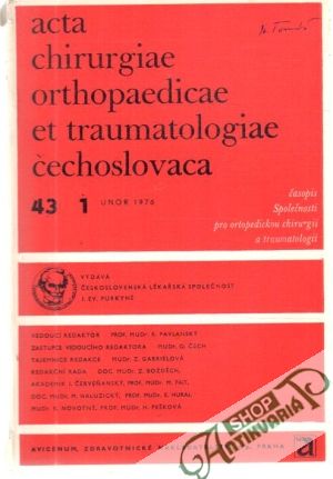 Acta chirurgiae orthopaedicae et traumatologiae čechoslovaca 1/1976 - Kolektív autorov