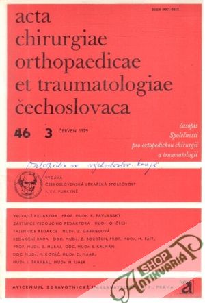 Acta chirurgiae orthopaedicae et traumatologiae čechoslovaca 3/1979 - Kolektív autorov