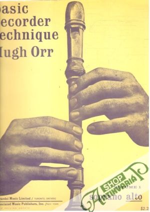 Basic recorder technique - Orr Hugh