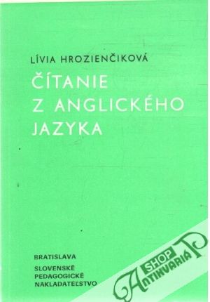 Čítanie z anglického jazyka - Hrozienčiková Lívia