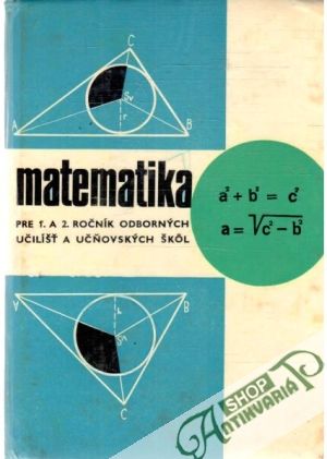 Matematika pre 1. a 2. ročník OU a UŠ - Jozífek Vítězslaav, Horák Stanislav
