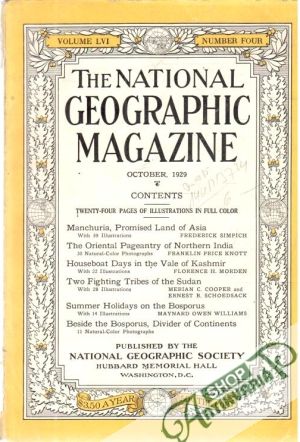 The national geographic magazine 10/1929 - Kolektív autorov