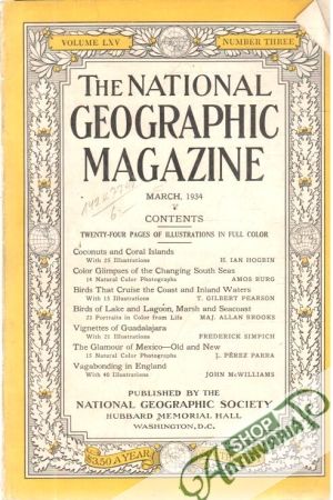 The national geographic magazine 3/1934 - Kolektív autorov