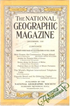 The national geographic magazine 12/1930 - Kolektív autorov