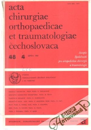 Acta chirurgiae orthopaedicae et traumatologiae čechoslovaca 4/1981 - Kolektív autorov