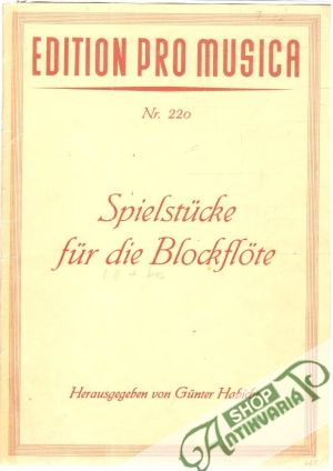 Spielstücke für die blockflöte - Habicht Gunter