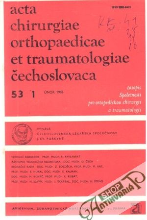 Acta chirurgiae orthopaedicae et traumatologiae čechoslovaca 1/1986 - Kolektív autorov