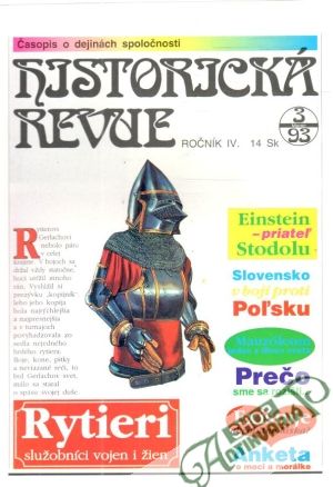 Historická revue 3/1993 - Kolektív autorov