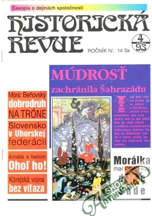 Historická revue 4/1993 - Kolektív autorov