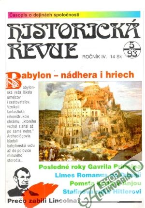Historická revue 5/1993 - Kolektív autorov