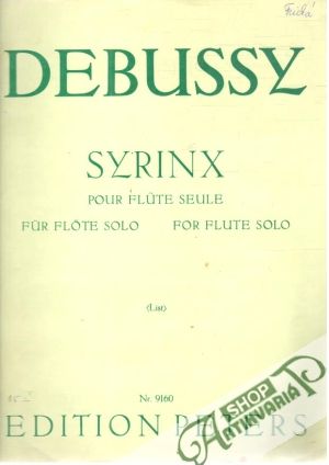 Syrinx - Debussy Claude