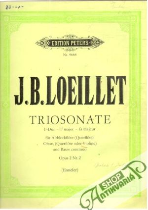 Triosonate - Loeillet J.B.