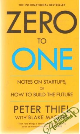 Zero to one - Thiel Peter