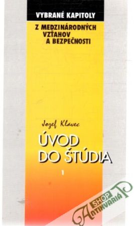 Úvod do štúdia - Klavec Jozef