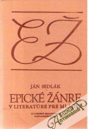 Epické žánre v literatúre pre mládež - Sedlák Ján