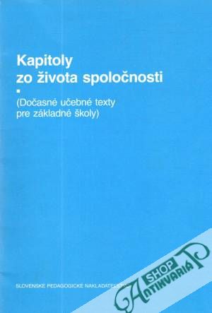 Kapitoly zo života spoločnosti - Kolektív autorov