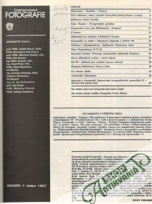Československá fotografie roč. XXXVIII./1987 - Kolektív autorov