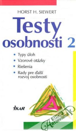 Testy osobnosti 2. - Siewert Horst H.