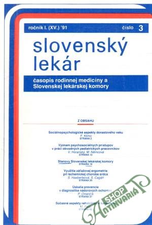Slovenský lekár 3/91 - Klimo František a kolektív
