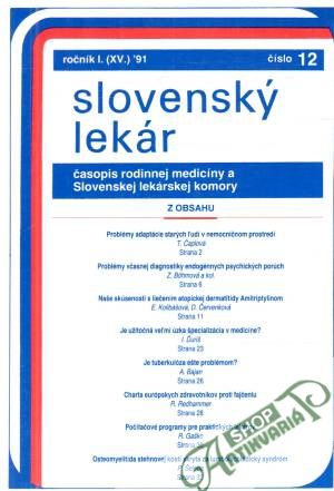 Slovenský lekár 12/91 - Klimo František a kolektív