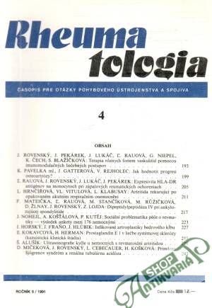 Rheumatologia 5/1991 - Urbánek Tibor