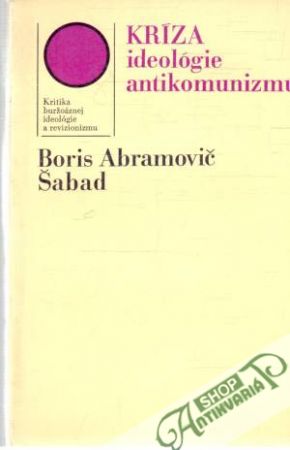 Kríza ideológie antikomunizmu - Šabad Boris Abramovič