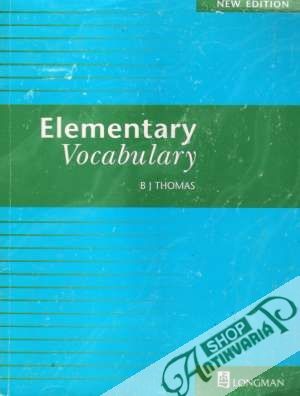 Elementary Vocabulary - B J Thomas