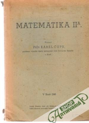 Matematika II A. - Čupr Karel